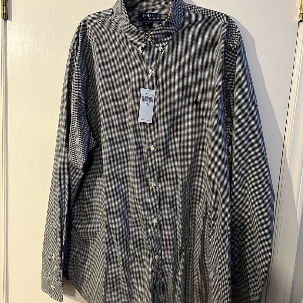 Polo by Ralph Lauren Men's Black Button Down Shirt